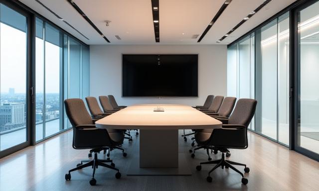 Avantgarde Digital кеңсе интерьері - кездесу бөлмесі